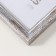 Photo frame Plastic "Modern" 21x30 cm, frosty silver