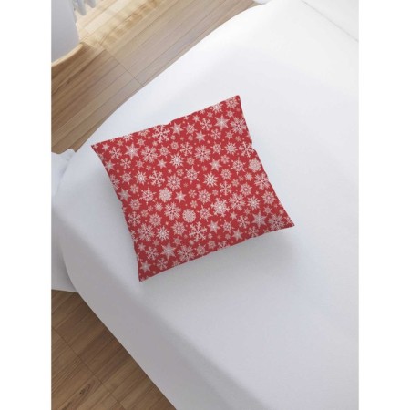 Decorative pillowcase "Christmas snowflakes", on a zipper, size 45x45 cm-1