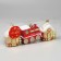 Christmas tree decoration "New Year's assorted" (set of 3 pcs) red gold