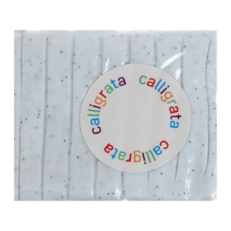 Polymer clay 50 g, calligrata, stone effect - snow marble-1