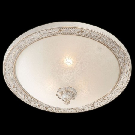 Ceiling light MayToni C906-CL-03-W, 3HE27, 40W, 36x36x17 cm, white color with gold-2