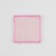 Thermal appliance "Square", fleece, 5 × 5 cm, pink color