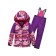 Ski costume for a girl, height 158 ​​cm, purple color