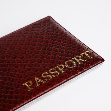 Cover for passport, red color-4
