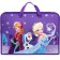 Plastic folder with A4 handles, on a zipper, 80x330x240 mm, cold heart