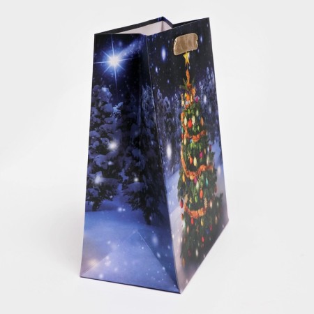 Gift, laminated, "Christmas tree", 18 x 23 x 10 cm-2