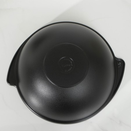 Kazan "Tradition", 4.5 l, glass cover, cast handles, anti -stick coating, black color-2