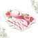 Gift set of the "most beautiful" magnet + keychain, 14.5 x 12 cm