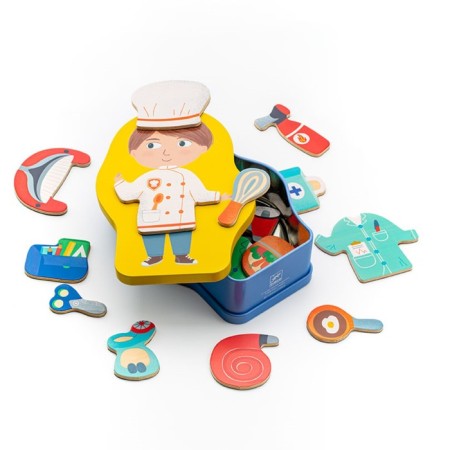 Magnetic game Djeco "Profession"-2