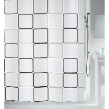 Peva bathroom curtain (Frame-black) 180x200cm