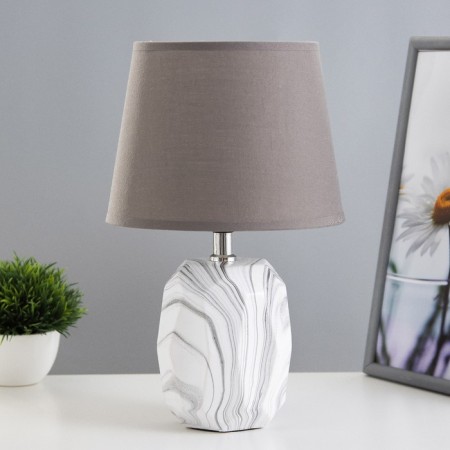Table lamp 16407/1 E14 40W gray 20x20x32.5 cm Risalux