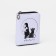 Lightning wallet, card for cards, for coins, white color
