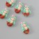 Suspension for creativity Plastic "Little Mermaid with Blue Hair" 3.4x2.1x0.6 cm