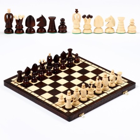 Chess Polish Madon "Royal", 44 x 44 cm, king h = 8 cm, pawn h-4.5 cm-1