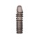 Toyfa Xlover nozzle to increase size, TPE, black transparent, 13.5 cm