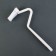 Brush with a curved handle of a share, 20 cm, color mix