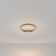 Ceiling Lamp MayToni Mod058CL-L25BS3K, 1XLED, 25W, 40x40x3.5 cm, 1200lm, brass color