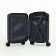 Small suitcase 18 "on lightning, code castle, 4 wheels, blue color