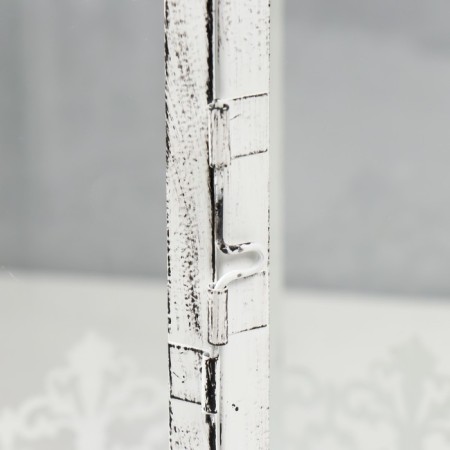 Summary metal, glass "Lantern-openwork tower" Nr 3 pcs D-8, 13, 16 cm white 48x23 cm-3