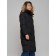 Coat insulated winter female, size 50, black color