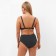 Separate swimsuit, black color, size 48