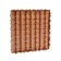 Garden tiles, paving, set - 10 pcs, plastic, brown, 30 x 30 x 2 cm
