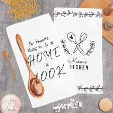 A set of kitchen towels of the Home Cook, 35x60 cm -2 pcs, 100% cotton, waffle 160 g/m2