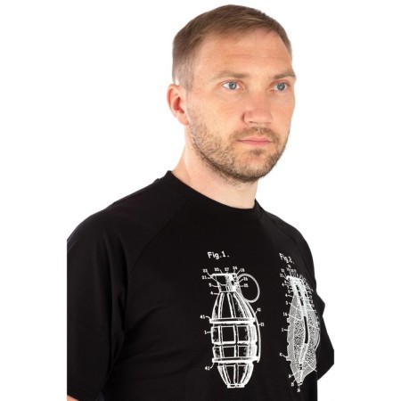 T-shirt 7.62 Grenade, cotton, black, rr XL-6