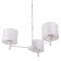 Chandelier 1092/3wt 40W E27 white 60x60x36-76 cm Bayerlux