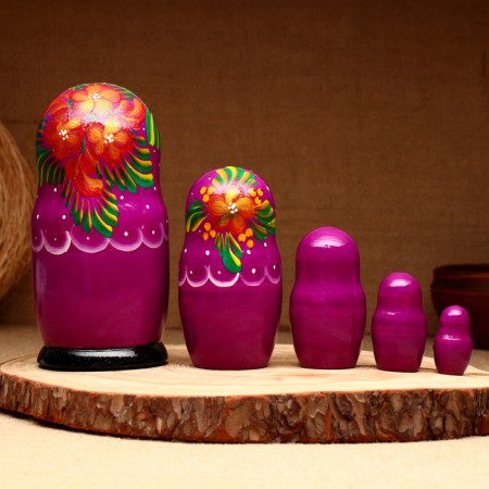 Matryoshka 5-doll "Paulina", 17-18 cm-1