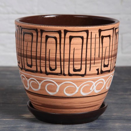 Pot Flower Egypt 2.5l with a stand-1