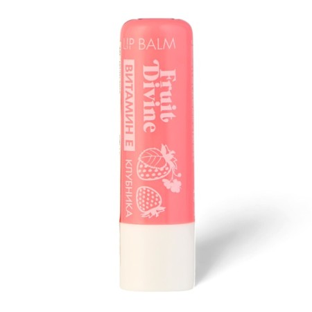 Fruit Divine lip balm "strawberries", 4.3 g.