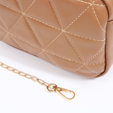 Cross-Bodi Bag on a zipper, beige color-6