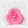 Mold Dolyana "Ocean", silicone, 8 × 7.5 × 1 cm, pink color