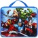 Plastic folder with A4 handles, on lightning, 75x330x260 mm, Avengers