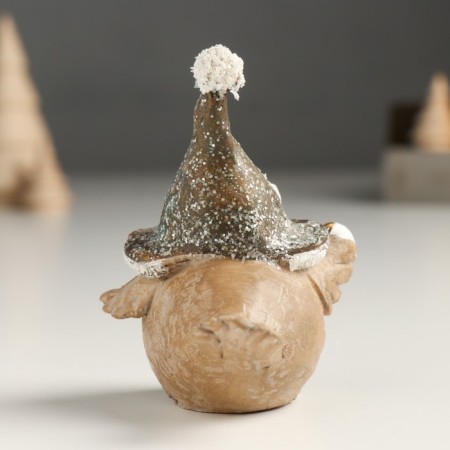 Polystone souvenir "Round chick in a cap-earmella/cap" glory mix 6x6.5x6.5 cm-3