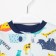 Nursery blouse, color light blue/animals, height 62 cm