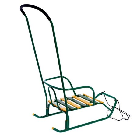 Sled "breeze 2", green color-2