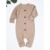 Kombinazon on buttons for children's fashion, height 62 cm, beige color