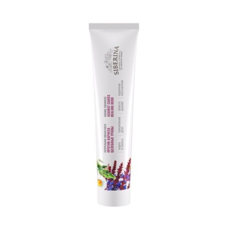 Natural toothpaste against caries "Healing herbs", 75 ml