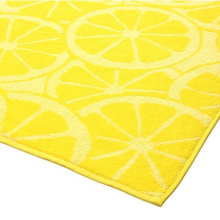 Terry towel Lemon Color, 100x150 cm, yellow color-5