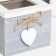 Casket Wood "with a heart" 8x10x10 cm