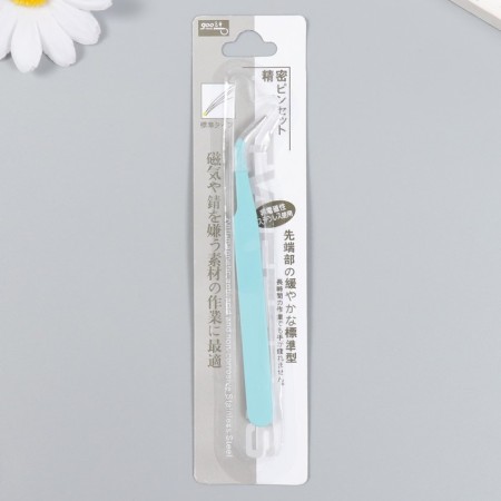 Pinzet for creativity direct "marshmallow-blue" curved 12.1x1 cm-4