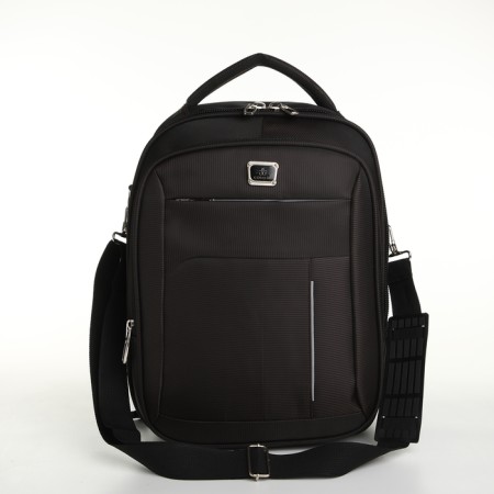 Backpack - male bag, textile color brown-3