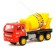 Radio -controlled “concrete mixer” truck, works on batteries, turquoise color