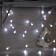 Garland “thread” 5 m with nozzles “White Balls”, IP20, transparent thread, 30 LED, white glow, 8 modes, 220 V