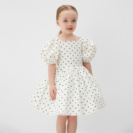 Платье нарядное детское MINAKU: PartyDress, цвет белый, рост 122 см-5