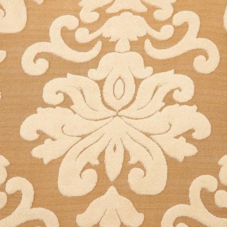 Czech on chair jacquard knitwear, color is light brown, 100% polyester-1