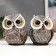 Souvenir Polystone "Owl with golden eyes" MIX 13x9.5x6.5 cm