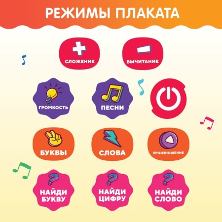Electronic poster "Smeshariki: smart alphabet", sound, in a bag-4